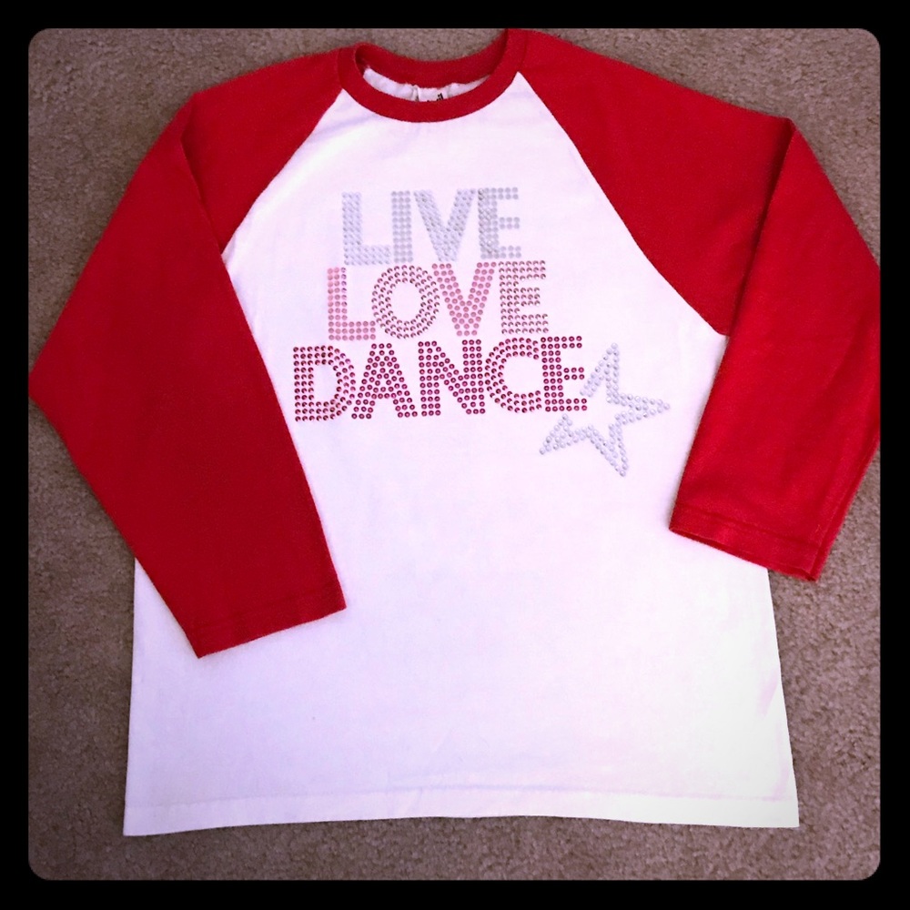 Hand crafted raglan dance shirt